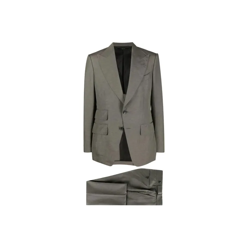 TOM FORD Business Suits Men Green-0