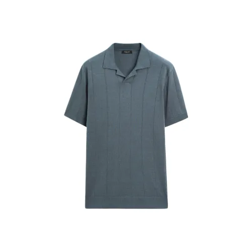 Massimo Dutti Polo Shirt Men's Blue