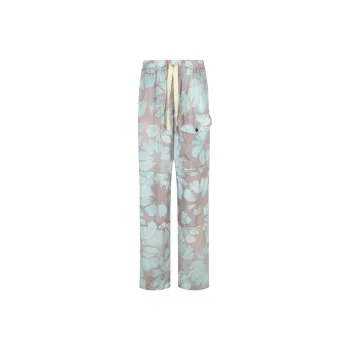 DRIES VAN NOTEN Allover Floral Printed Drawstring Trousers