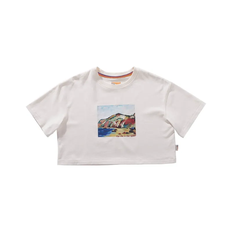 Penfield Crop Tops Women's Ecru-0