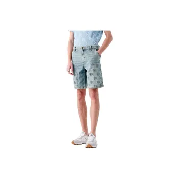 DAVID NAMAN Denim Shorts Men's Denim Blue