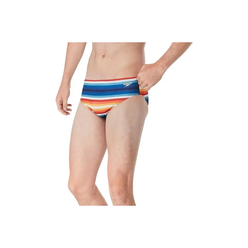 Speedo Men's Printed One Brief Cobalt Blue Swimming Shorts Men's-18