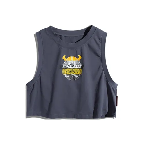 Transformers X Monster Guardians Tank Tops Women's Dark Grey Dark Gray