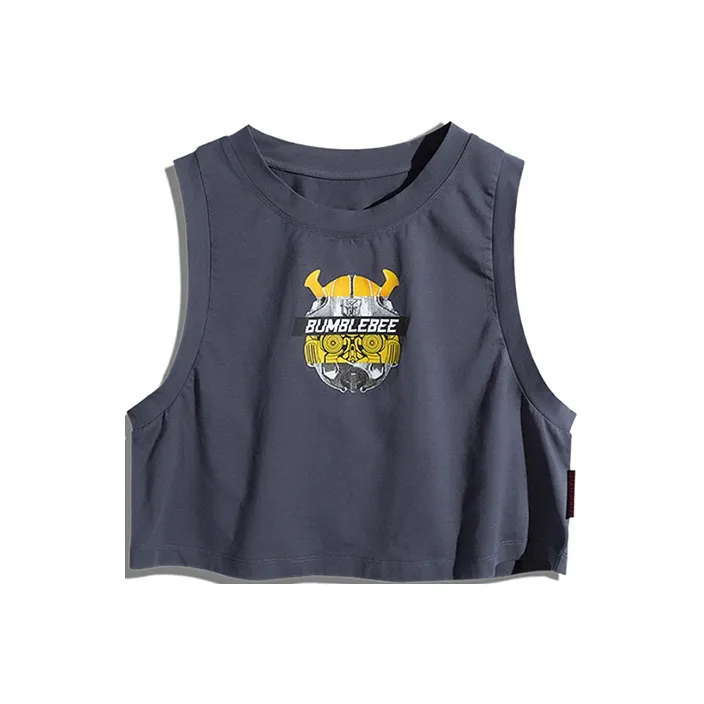 Transformers X Monster Guardians Tank Tops Women's Dark Grey Dark Gray-0