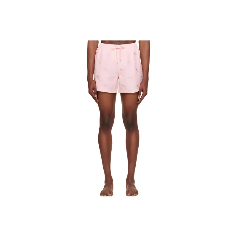 Burberry Casual Shorts Men Pink-0
