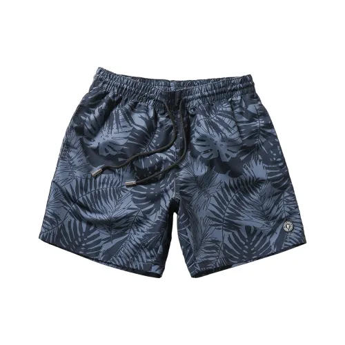 GAILANG Beach Shorts Men's Gray Blue Multicolor