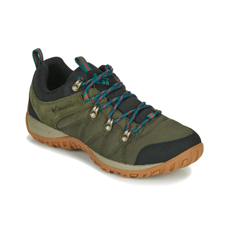 Columbia Anti Slip Wear Resistant Low Top Outdoor Shoes Men's Green-3
