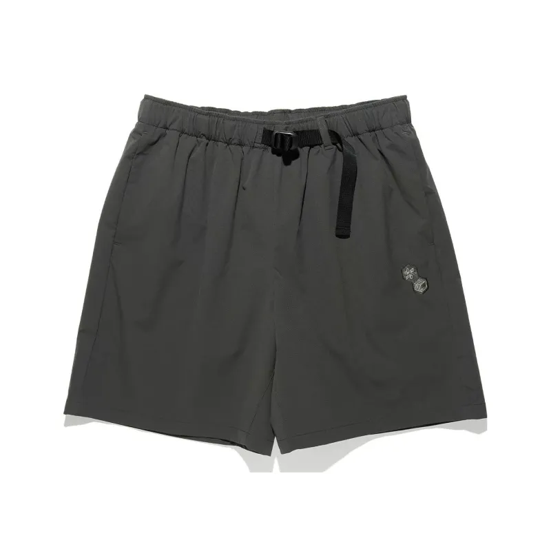 Doe X Goldwin × DOE SS23 Co-branded Series Casual Shorts Unisex Black-0