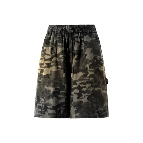 GWAF Denim Shorts Unisex Camouflage