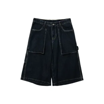 COUNTRY MOMENT Denim Shorts Unisex Denim Blue