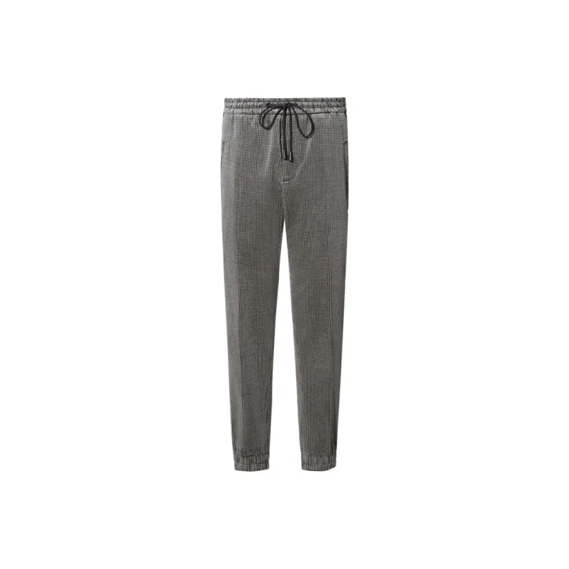 ANDREW MACKENZIE Casual Pants Men's Black Gray-0