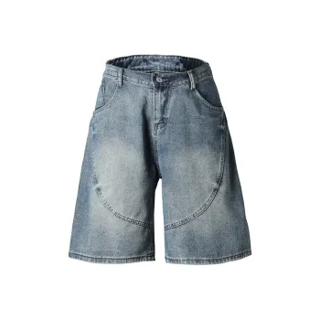 Warrior Ride The Wind Collection Open Ended Smile Collection Denim Shorts Unisex