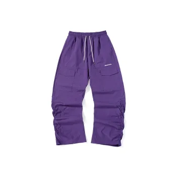 GENANX Casual Pants Unisex Purple