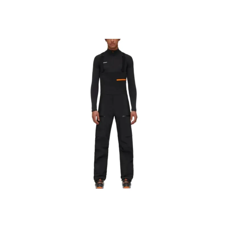 MAMMUT Ski Pants Men's Egret Orange-4