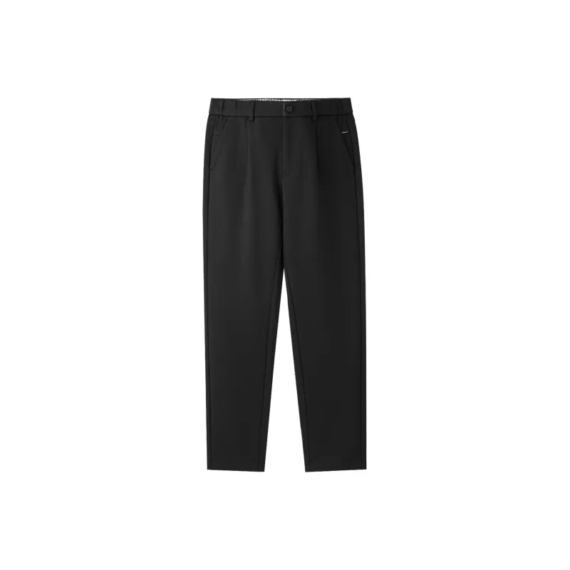 HLA Casual Pants Men Black BW-0