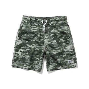 GAILANG Beach Shorts Men's Green Camouflage