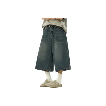 MARK WAFFLE Denim Shorts Unisex