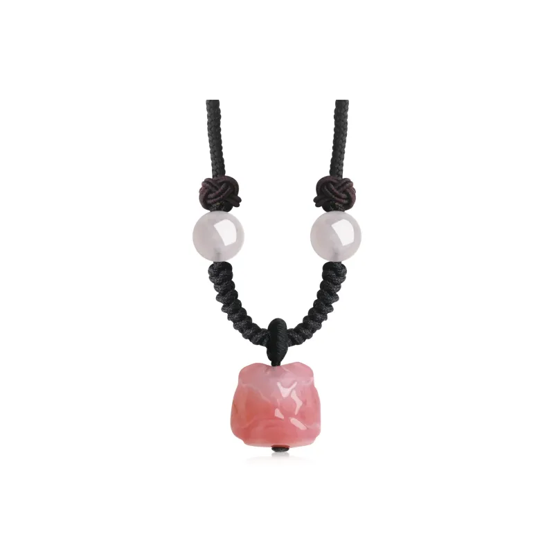 Lao Feng Xiang Obsidian Necklaces Unisex-3