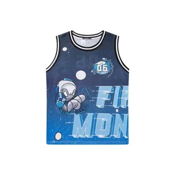FireMonkey Astronaut Collection Basketball Jerseys Unisex Blue