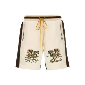 RHUDE Souvenier Drawstring Satin Shorts