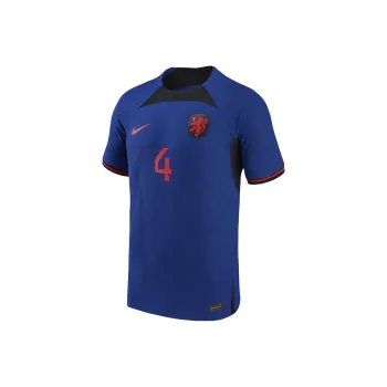 Nike Netherlands National Team 2022/23 Stadium Away Virgil Van Dijk Big Kids' Nike Dri-FIT Soccer Jersey