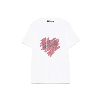 KARL LAGERFELD / Karl Lagerfeld Jeans Logo heart T shirt