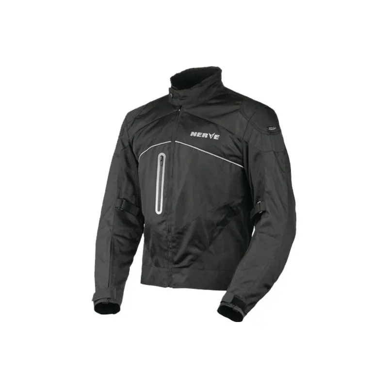 NERVE Biker Jacket Polyester Men's Caribbean Top Men Black-0
