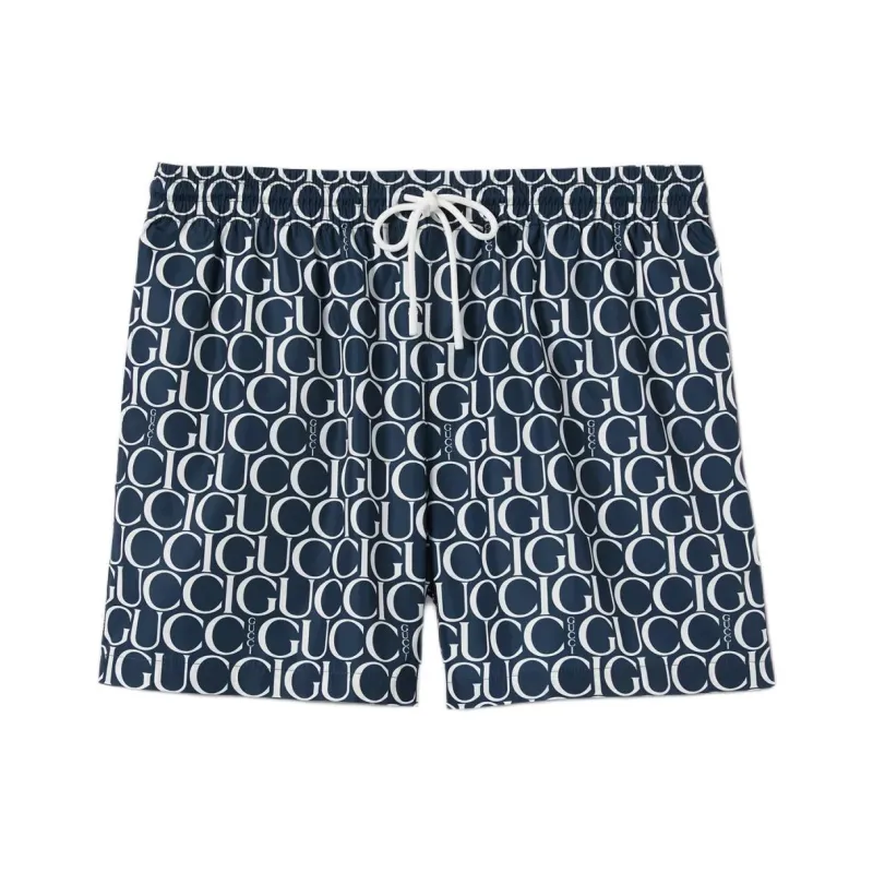 GUCCI Maxi Gg Printed Swim Shorts-0