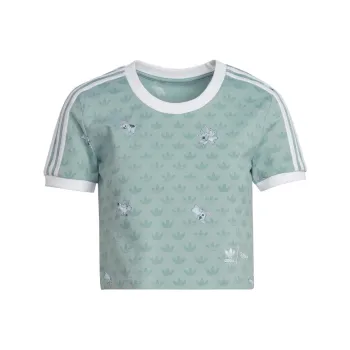 Adidas Originals x Disney Stitch SS22 T Shirt Women's Light Green