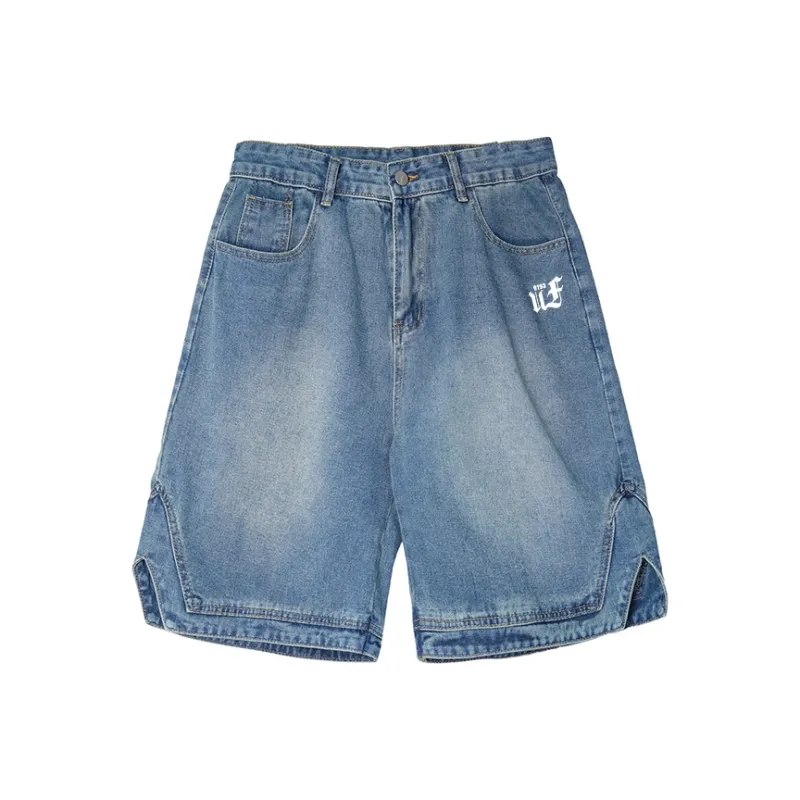 UF9193 Denim Shorts Men-4