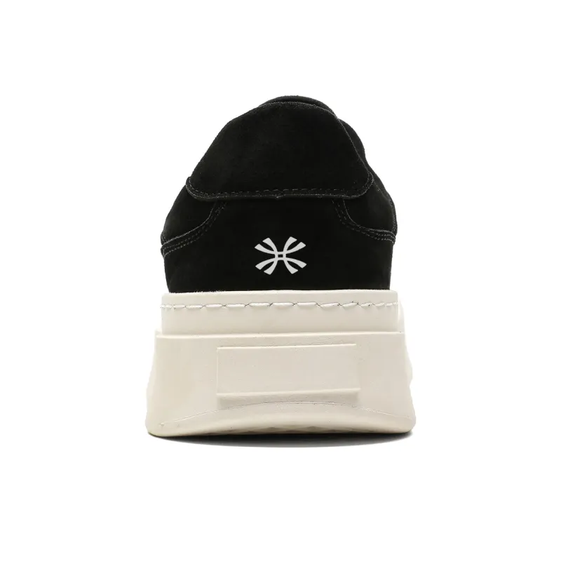 YUZHAOLIN Anti Slip And Wear Resistant Height Increasing Low Top Skateboard Shoes Men's Black-7