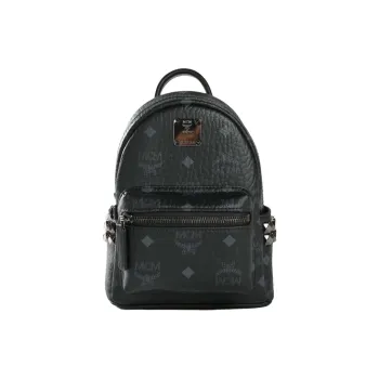 MCM Canvas Backpack Extra Mini Women's Black