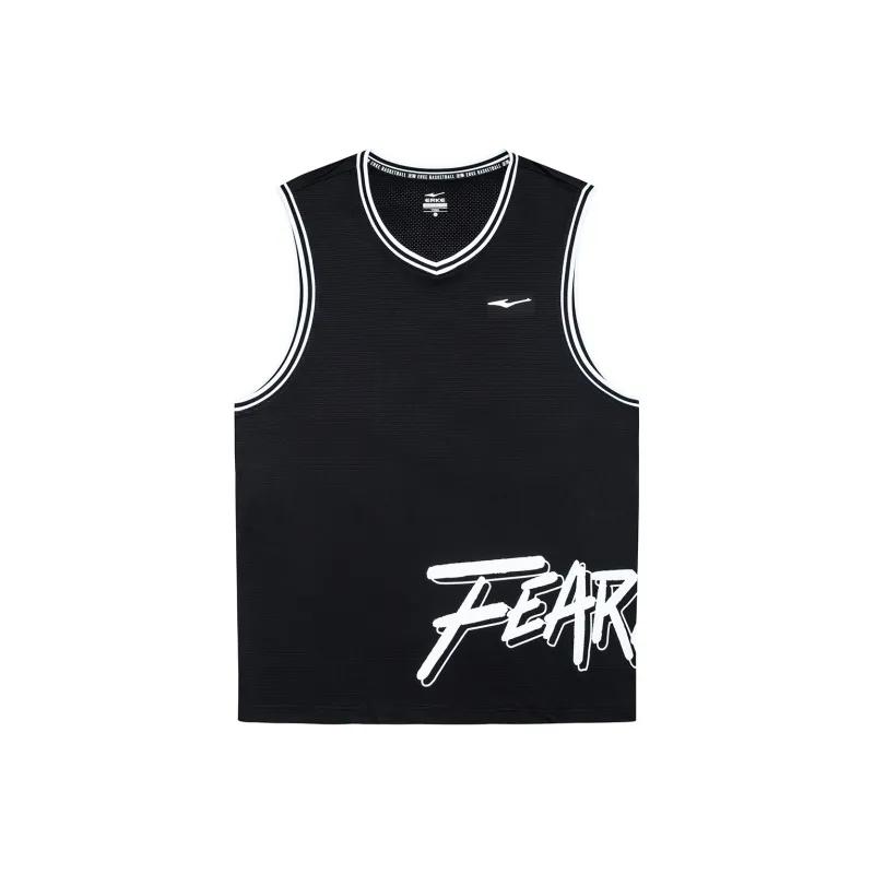 Erke Basketball Jerseys Men Jet Black-0