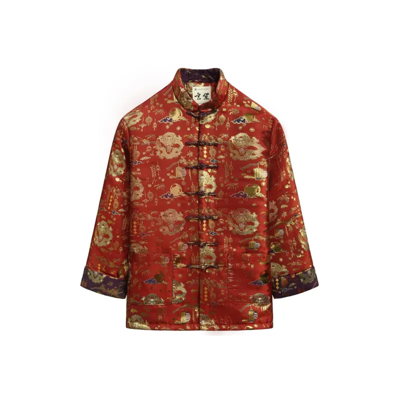 XUANSHENG Puffer Jacket Men's Red-0