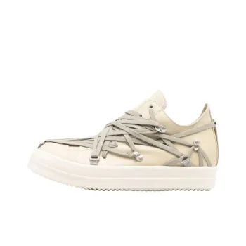 RICK OWENS/RO Low Top Skateboard Shoes Men's Beige