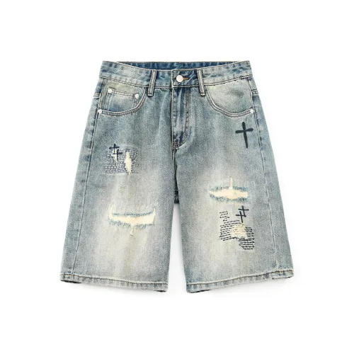SANTASTIC Denim Shorts Men's Blue