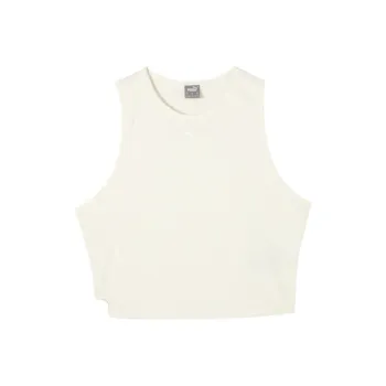 PUMA TOWELING CAT Tank Tops Women's White