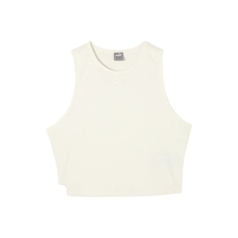 PUMA TOWELING CAT Tank Tops Women's White-0