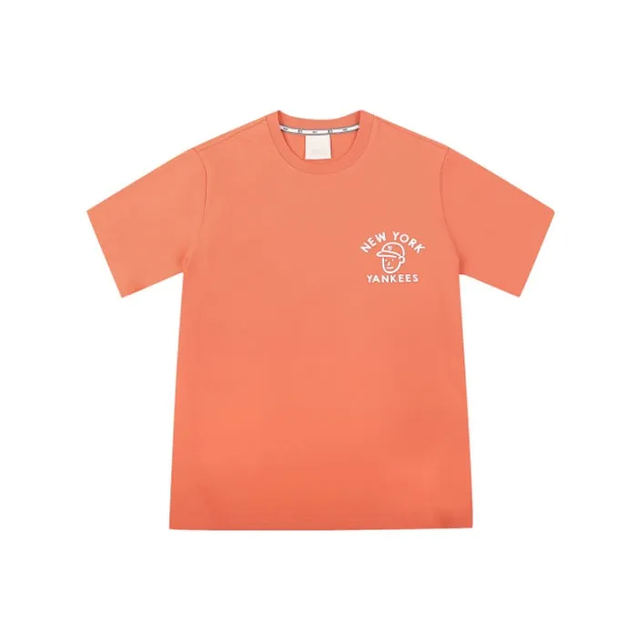 MLB New York Yankees T Shirts Women's Orange-0