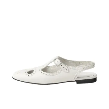 HERMES Kim Casual Single Shoes Women's White