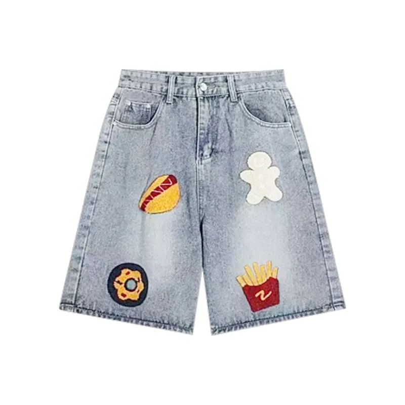 DJ.SPIRIT Denim Shorts Unisex-0