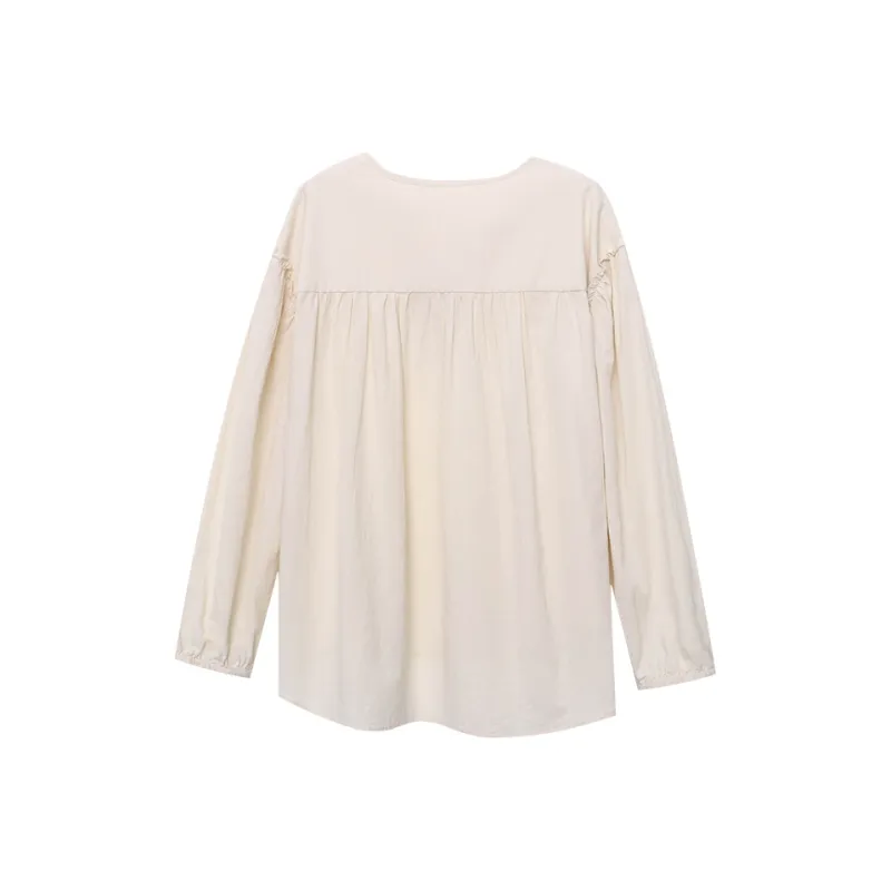 CHARM PICK Shirts Women's White-1