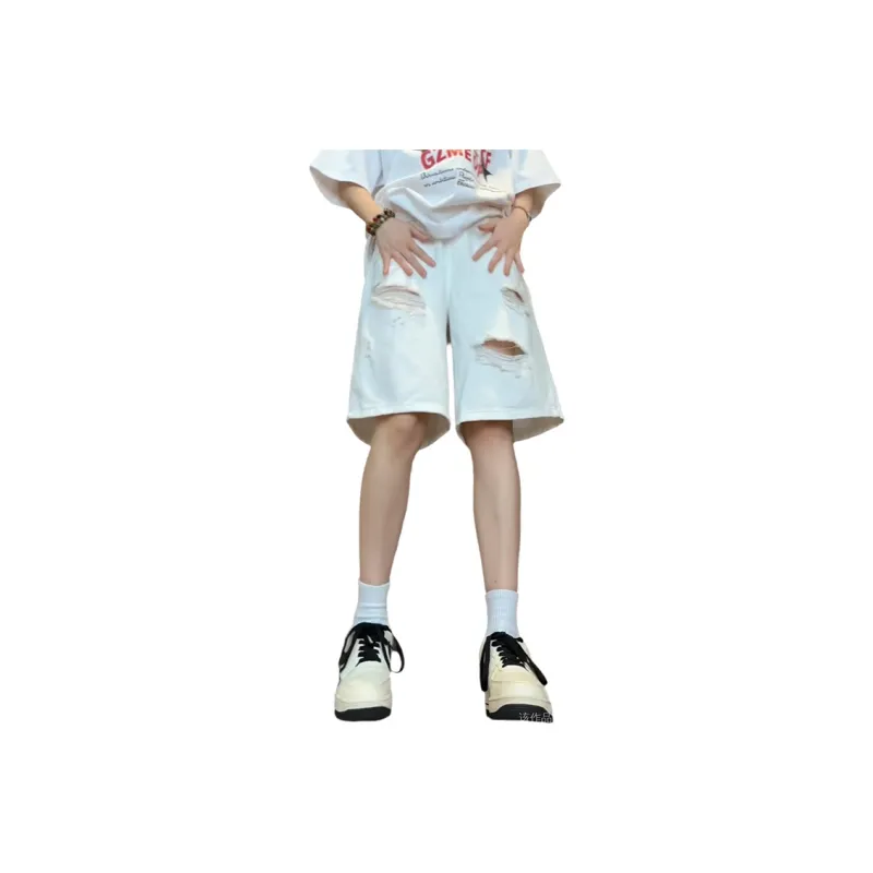 SWAMP AREA Denim Shorts Unisex-4