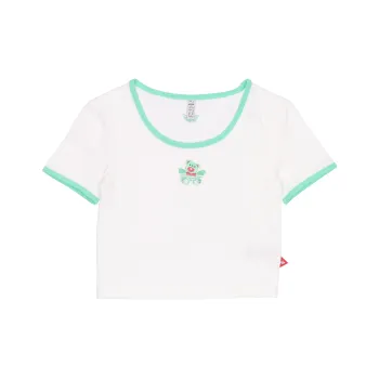 Adidas Originals BEAR CROP Crop Tops Women's White