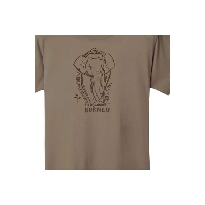 MONTBELL T Shirts Unisex Umber TN-3