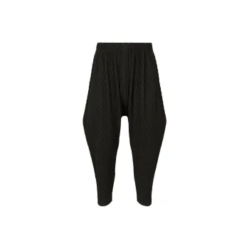 ISSEY MIYAKE Pleated Drop crotch Trousers