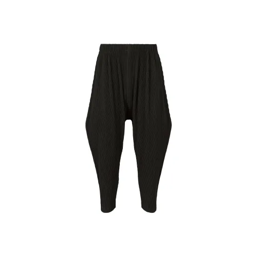 ISSEY MIYAKE Pleated Drop crotch Trousers