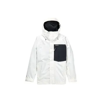 BURTON GORE-TEX 2L POWLINE Ski Tops Men's White