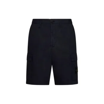 STONE ISLAND Compass badge Cotton Cargo Shorts