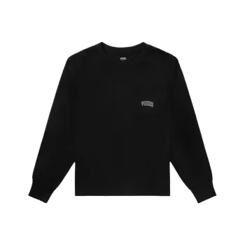Vans TEE LS Drop Shoulder Sleeve T Shirt Women's Black